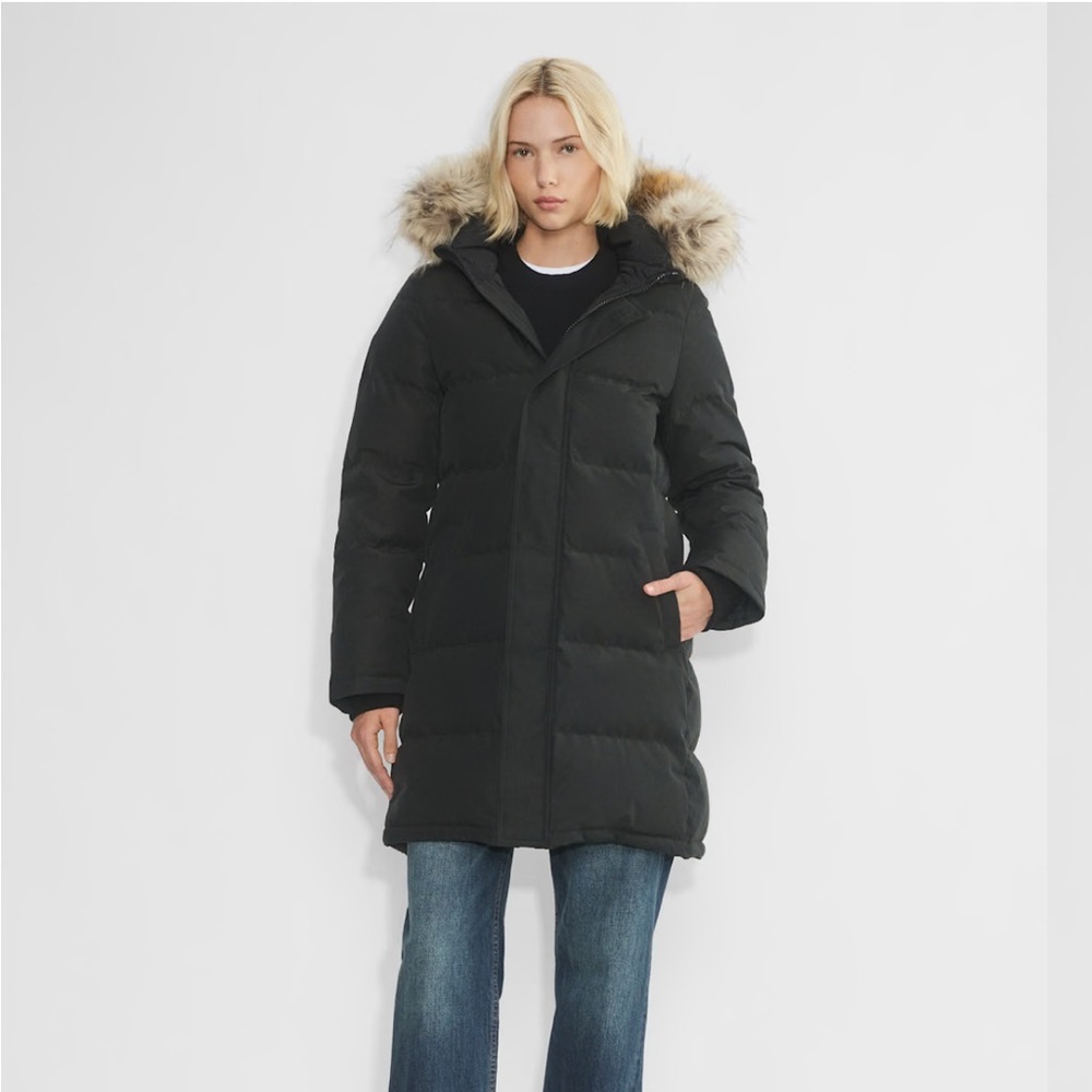 Aritzia St Anton Parka, black, xs